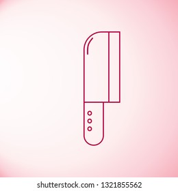 Knife icon vector