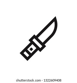 Knife icon vector