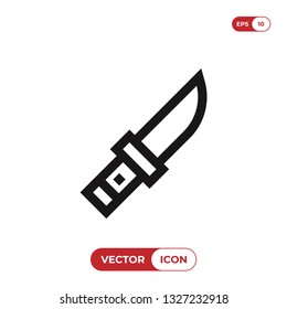 Knife icon vector