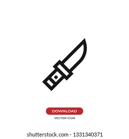 Knife icon vector
