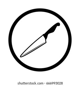 Knife icon vector