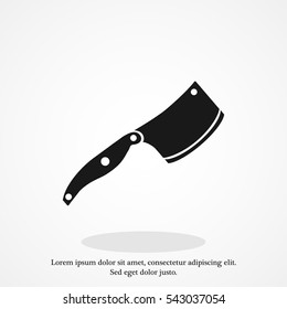 knife icon, vector best flat icon, EPS