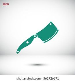 knife icon, vector best flat icon, EPS