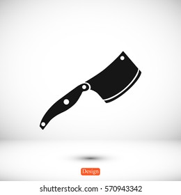 knife icon, vector best flat icon, EPS
