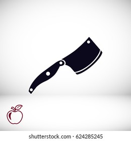 knife icon, vector best flat icon, EPS