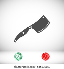 knife icon, vector best flat icon, EPS