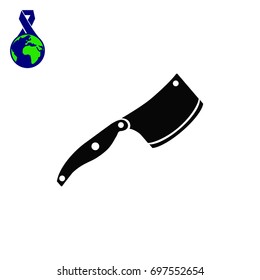 knife icon, vector best flat icon, EPS