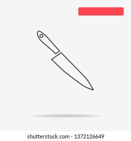 Knife icon. Vector concept illustration for design.
