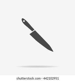Knife icon. Vector concept illustration for design.
