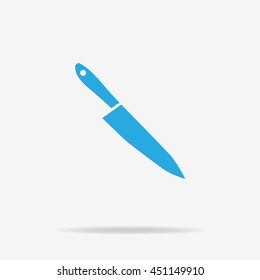 Knife icon. Vector concept illustration for design.