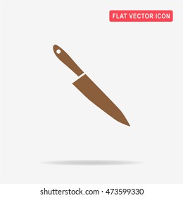 Knife icon. Vector concept illustration for design.