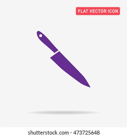 Knife icon. Vector concept illustration for design.