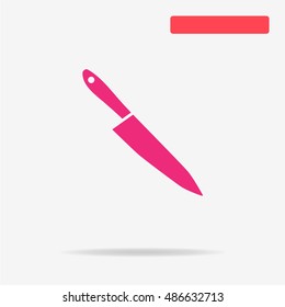 Knife icon. Vector concept illustration for design.
