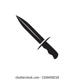 ilustración de diseño de vector de icono de cuchillos