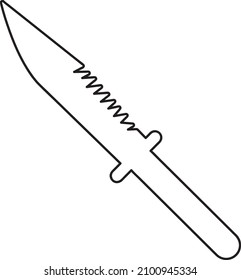 knife icon. knife vector design. sign design..eps