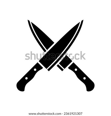 knife icon vector design template simple and clean