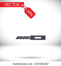 knife icon. Vector Eps 10 . Lorem Ipsum Flat Design