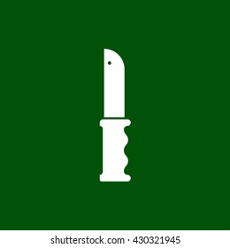knife icon. knife vector illustration