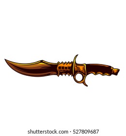 knife icon. vector illustration.

