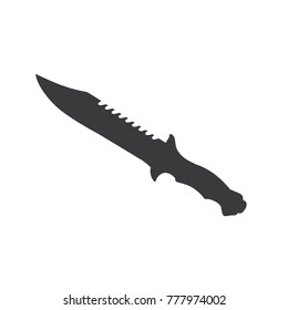 Knife icon, vector illustration design. War collection.