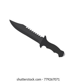 Knife icon, vector illustration design. War collection.