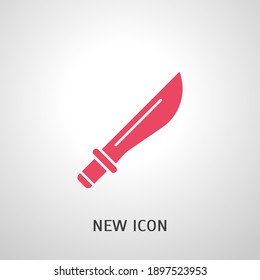 knife icon. Vector illustration EPS 10.