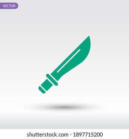 knife icon. Vector illustration EPS 10.