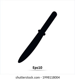 Knife icon. Vector illustration. Eps10