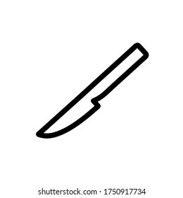 Knife icon, vector illustration. Flat design style. Vector knife icon illustration isolated on white background, knife icon Eps10. knife icons graphic design vector symbols.