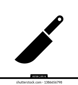 Knife Icon Vector Illustration Logo Template
