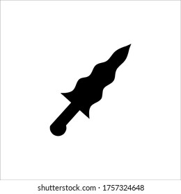 plantilla de logotipo de ilustración de icono de cuchillo
