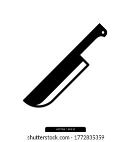 Knife Icon Vector Illustration Logo Template