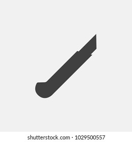 knife icon vector illustration. tool icon vector