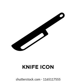 Knife icon vector isolated on white background, Knife transparent sign , food symbols
