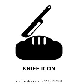 Knife icon vector isolated on white background, Knife transparent sign , food symbols