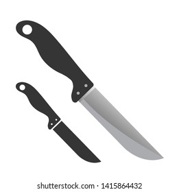 Knife icon vector Isolated on White