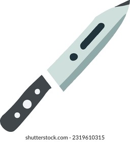 Knife icon vector, Kitchen knife icon on white background, Vector illustration 10