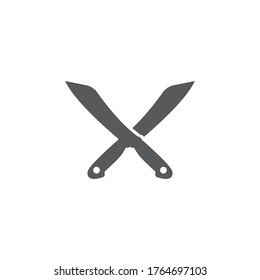 Knife icon. Vector logo illustration isolated sign symbol