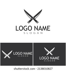 Knife icon. Vector logo illustration isolated sign symbol