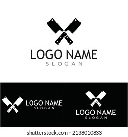 Icono de cuchillo. Símbolo de signo aislado de la ilustración del logotipo