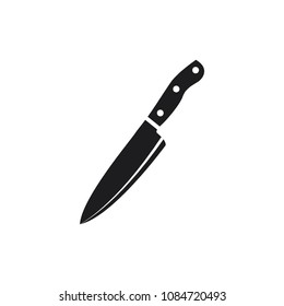 knife icon vector logo template 