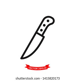 knife icon vector logo template