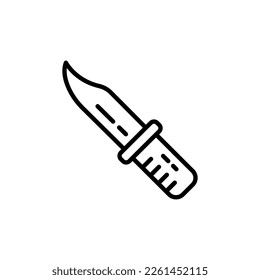 Knife icon in vector. Logotype