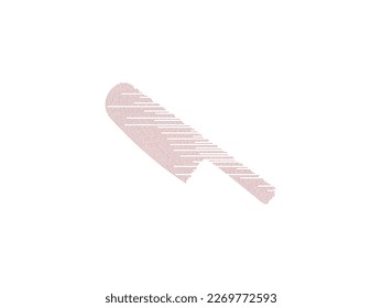 Knife icon vector. The knife for meat icon. Knife and chef, kitchen symbol