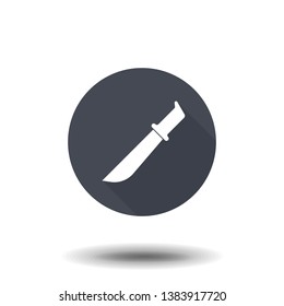 Knife icon vector. Modern simple icon style for graphic and web design, logo. EPS10