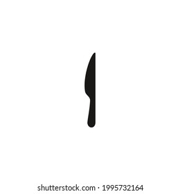 knife icon vector on a white background
