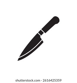 knife icon vector on white background