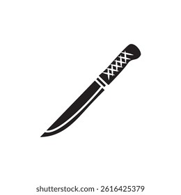 knife icon vector on white background