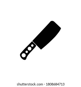 knife icon vector symbol of cooking equipment isolated illustration white background
