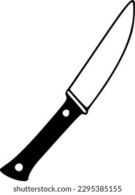 ilustración de diseño de símbolo vector de icono de cuchillo
